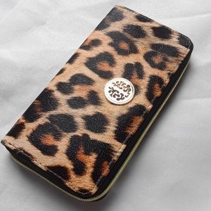 Leapord Print women's wallet